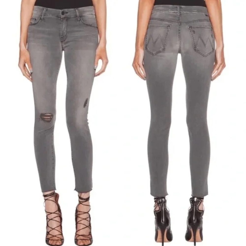 8hrs Sale! MOTHER The Looker Ankle Fray Jeans